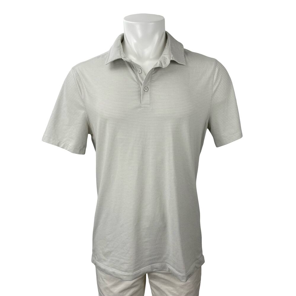 Lululemon Men's Collared Short Sleeve Athletic Activewear Golf Polo Shirt Top 12